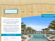 Tablet Screenshot of lucayalakeclub.com